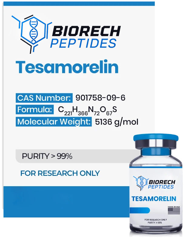 (🔥Reduce visceral fat) Tesamorelin Peptide (5MG & 10MG) -10 Vials