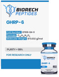 (💪  Recovery and Muscle-Building Support) GHRP-6 peptide - (10mg) - 10 Vials