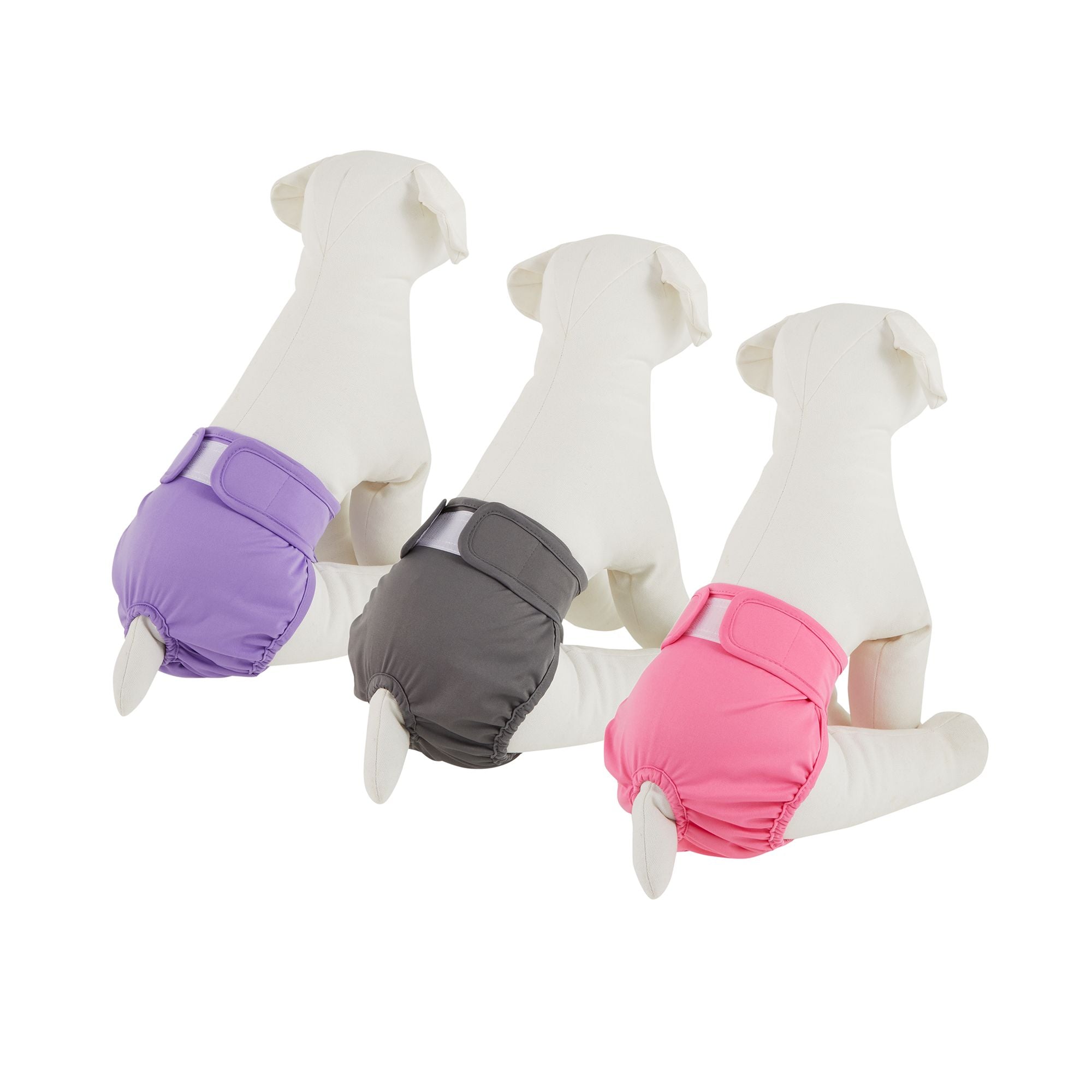 Female Washable Dog Diapers Adjustable 3 Count