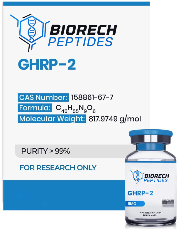 (🔥  Boosts GH secretion) GHRP-2 Peptide Online - (5mg) -10 Vials